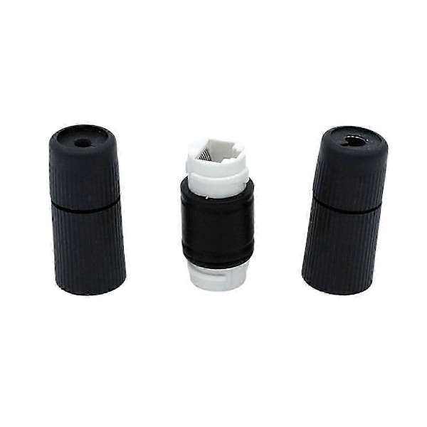IP68 Vanntett RJ45 Kobling CAT6/CAT5e/CAT5 Hunn til Hunn Kobling 8Pin Ethernet LAN Kabel Forlenger for Utendørs Bruk