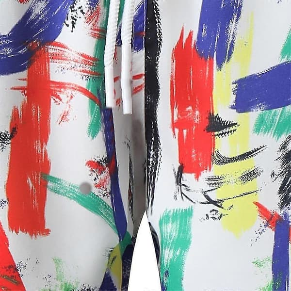 Herr Camouflage Mönstrade Slim Shorts M