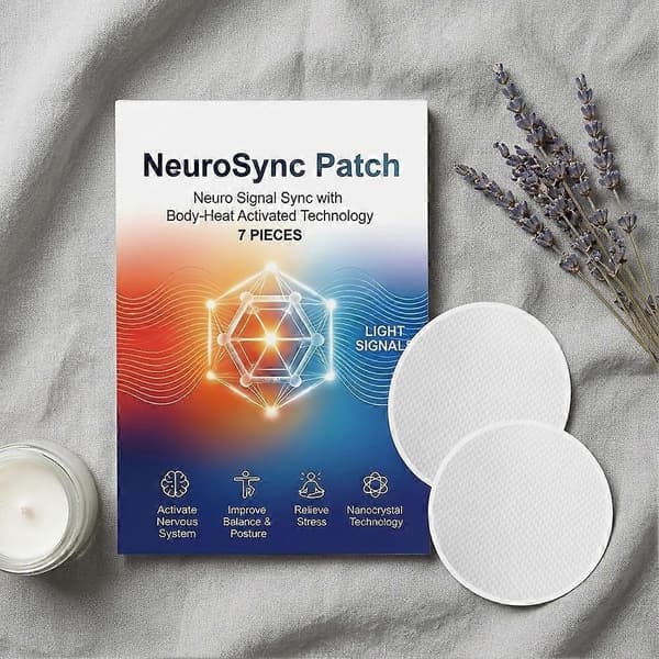 NeuroSync Nanokrystal Søvnplastre 7 stk. - Kropsvarmeaktiveret Stresslindring