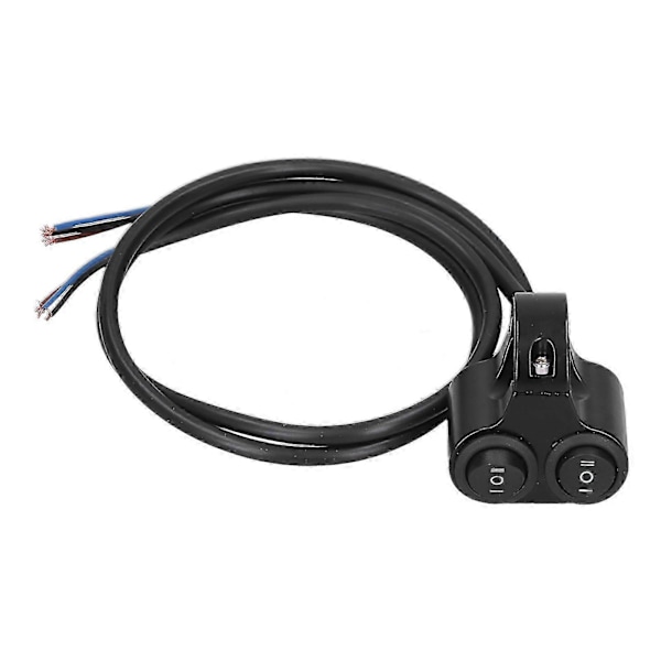 Motorsykkel Lysbryter Styremontering På/Av-knapp 2 i 1 Universal for 12V ATV UTV
