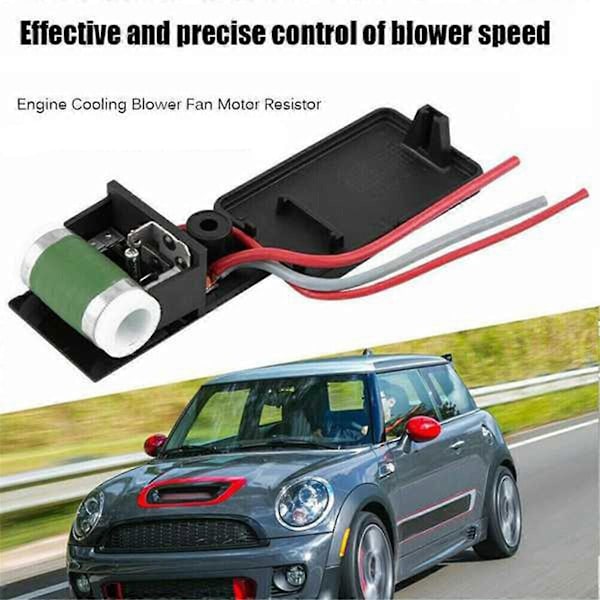 2 STK 17117541092R Bilmotor Kølerblæser Motor Modstand til R50 R52 R53 2003-2008 Autodele