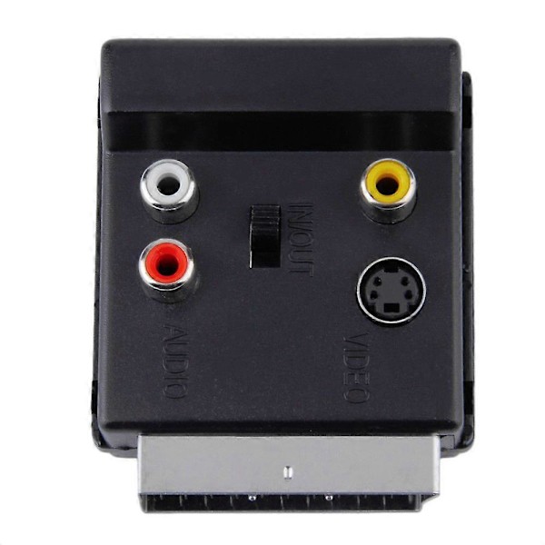 Uusin Vaihdettava Scart Uros-Naaras S-Video 3 RCA Audio Adapterimuunnin