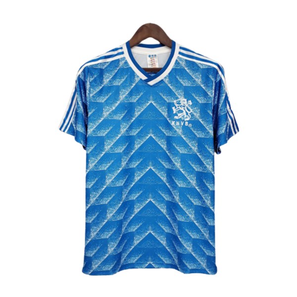 1988 Nederländerna anpassad träningsdräkt på bortaplan med kortärmad tröja G.Neville NO.2 XL