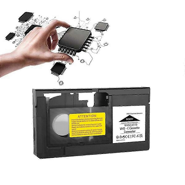 -C Kassettkonverter for for for til VHSC SVHS-C Kassettadapter Ikke for 8mm/MiniDV/Hi8
