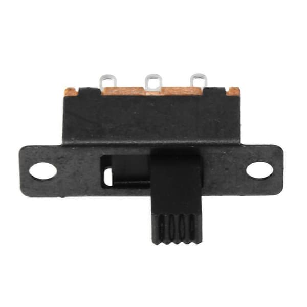 10 x DC 0.5A 50V 3 Positioner 2P2T DPDT Panelmonteret Skydekontakt SS23D32