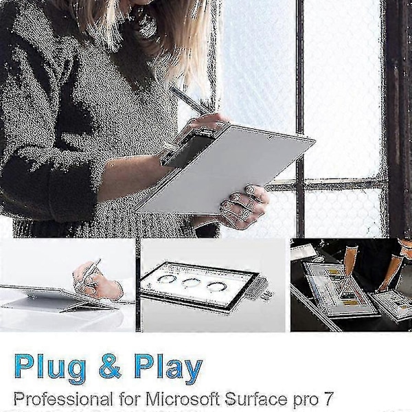 Dockingstation til Surface Pro 7 Usb Type C Surface Pro 7 7 i 1 Hub til Surface Pro 7 Tilbehør