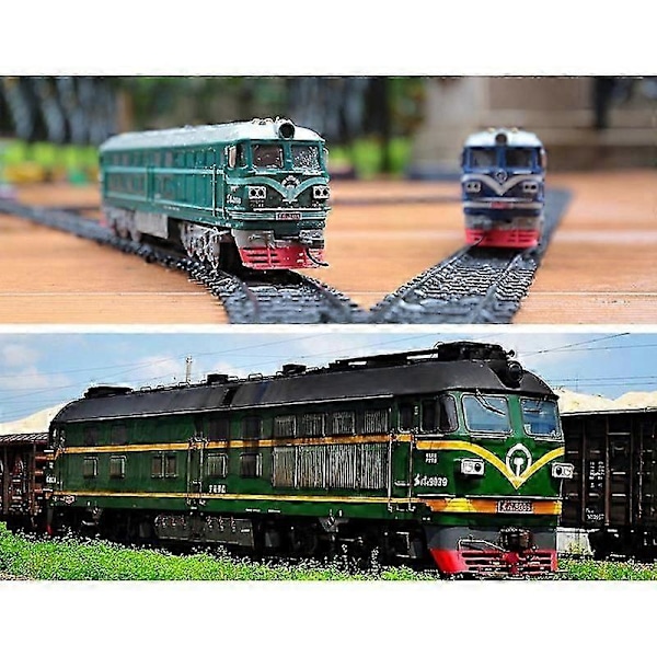 Børne Simulation 1:87 Legering Intern Forbrændings Lokomotiv Model Legetøj Akusto-optisk Tog Legetøj Til Børn