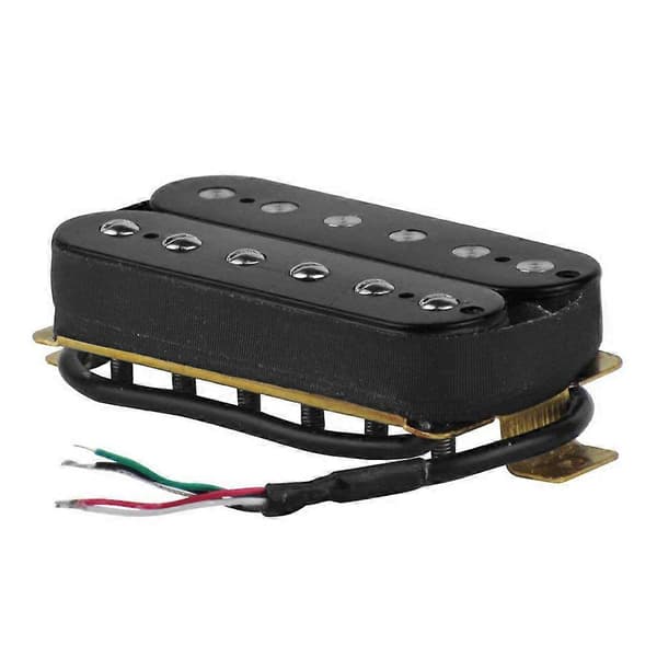 Elektrisk Gitarr Humbucker Mickar Hals Alnico V Pickup Svart