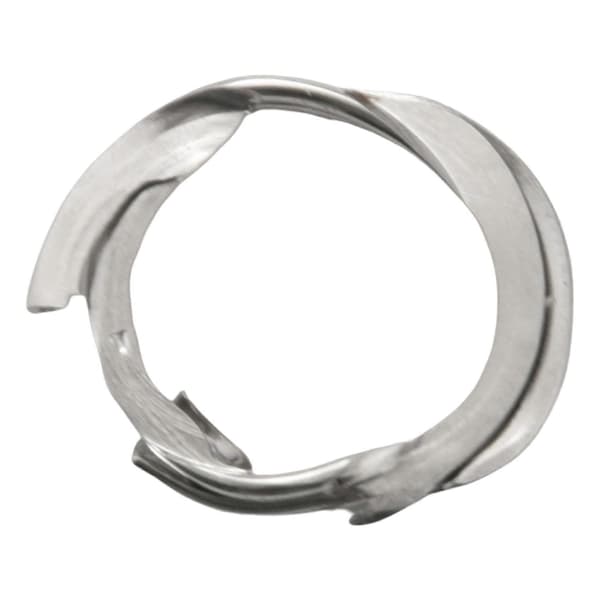 60 stk. 20 mm udvendig diameter Universal Split nøgleringe nøglekædeholdere