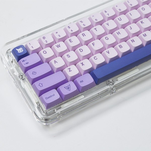 XDA Keycaps 145 Tangenter GMK Frost Witch Tema Keycaps Dye Sublimation PBT Keycaps The Ice Lady Pack by Boxed