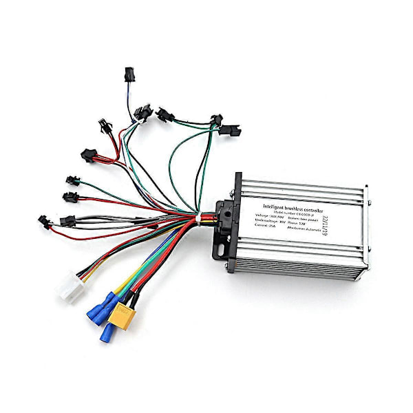 Elektrisk Scooter 36V-60V 25A Kontroller 36V 48V 52V 60V Intelligent Børsteløs Kontroller 6 Rør Uni