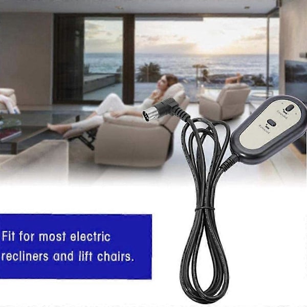 Elektrisk Fåtölj Strömbrytare Fjärrkontroll Lyftstol 2 Knapp Handkontroll Strömbrytare Hushållsapparater