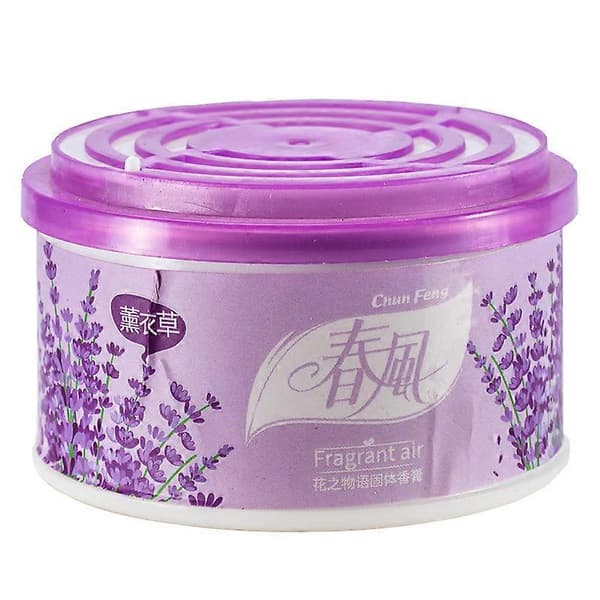 Solid Gel Luftfrisker Spildsikker Langvarig Duft Skrivebordskammerat Lavender