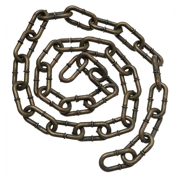 Halloween Fetter Prop Simulation Iron Chain Prop Prisoner Chain Prop Halloween Costume Prop Koristeketju Halloween Juhliin B