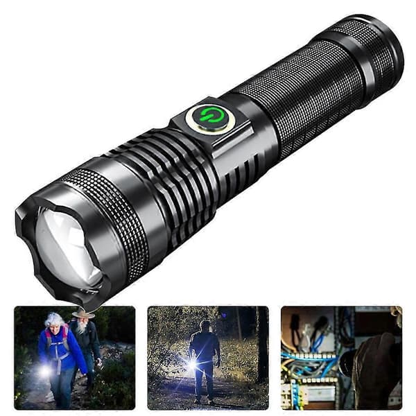 Ladattava 1000000 Lumenin Xhp70 Tehokas Led Usb Taskulamppu