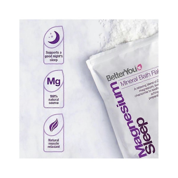 BetterYou Magnesium Sleep Badeflager 1 kg