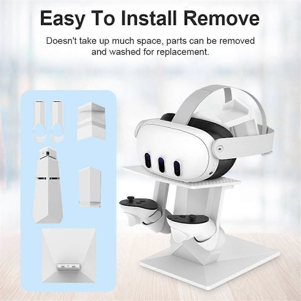 Til 3 VR Display Stand Controller Holder Mount Station og Headset Display VR Stand Display VR Tilbehør