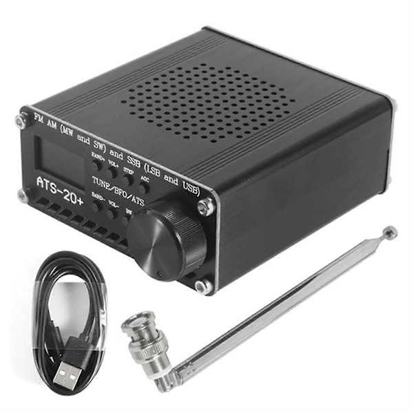 SI4732 ATS-20+ Plus ATS20+ Radiovastaanotin FM AM (MW & SW) SSB (LSB & USB) + Antenni + Kaiutin +