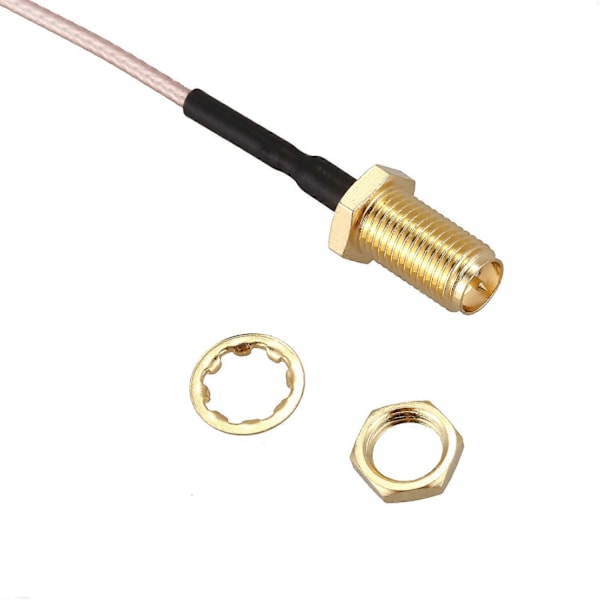 Pakke med 4 RF U.FL(IPEX/IPX) Mini PCI til RP-SMA Hun Pigtail Antenne Wi-Fi Koaksial RG-178 Lavt Tab