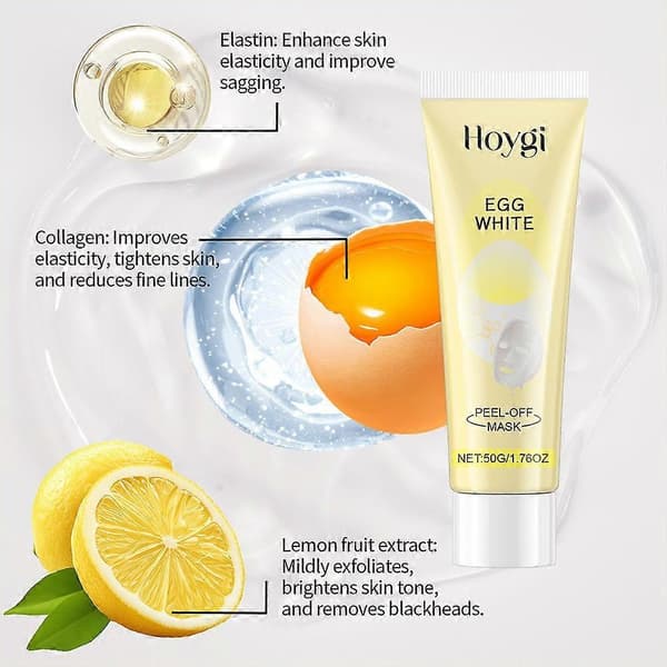 Anti-aldringsmaske Ansikt Egg Peel Mistine Brigt Facil Poreless Mask