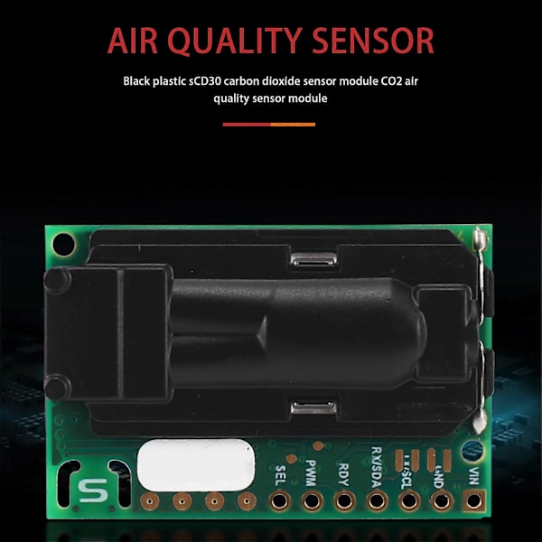 SCD30 Ilmanlaadun Anturimoduuli CO2:lle ja RH/T-mittauksille I2C Modbus PWM