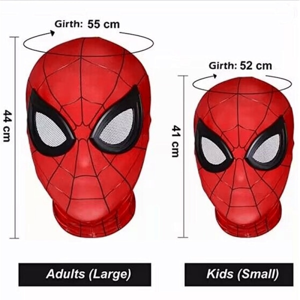 Superhjältemask Miles Spider-Man Mask Peter Parker Halloween Cosplay kostymmask Adults 3