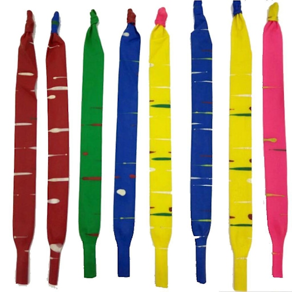 100 stk. Assorterte Lange Jumbo Latex Rakettballonger med Pumpe Fest Leker for Barn