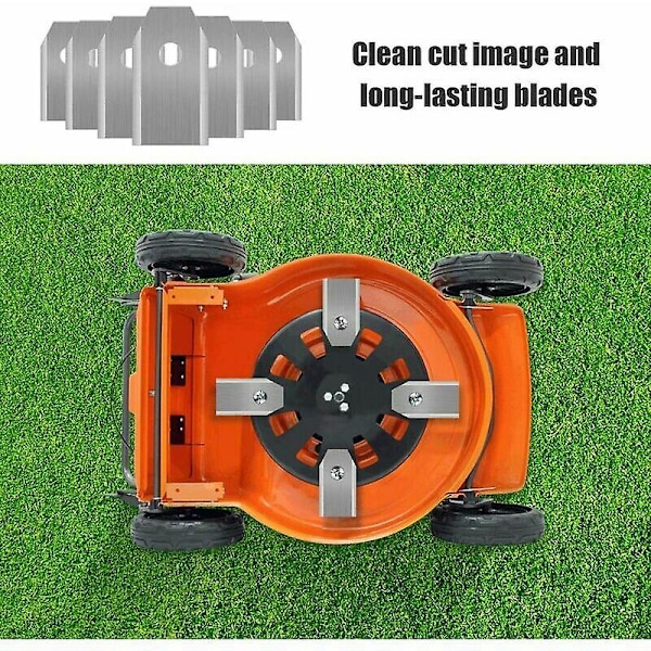 45 Titanblad för alla Husqvarna/Automower/Yardforce/Gardena robotgräsklippare (3g-0.75mm) med 45 skruvar, reservblad för modellerna 105, 310, 315, 320