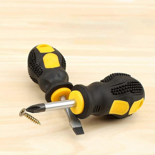 Mini Phillips Flat Head Skrutrekker i Rustfritt Stål 01
