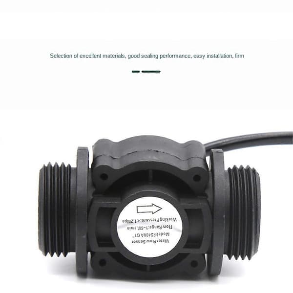 DN25 Flow Sensor Turbin Flowmåler Vannstrømningssensor Industriell Landbruks Flowmåler