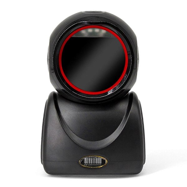 2D Omnidireksjonell Strekkodeskanner 1D 2D QR Kode Skrivebord Auto Sense Strekkode USB Data Matrix Leser