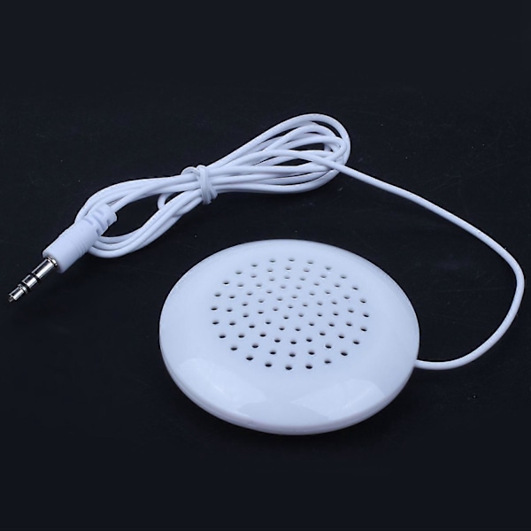 Ny 3,5 mm Portabel Mini Högtalarkudde för MP3 MP4 CD Telefon Vit