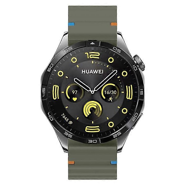 22mm silikoniranneke yhteensopiva Xiaomi Watch S4 Sport / Redmi Watch 5 Active Wave Design -älykellon rannekkeen kanssa Turquoise