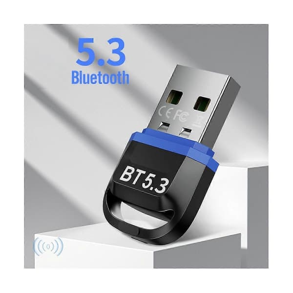 USB Bluetooth -sovitin PC:lle USB Bluetooth -dongle 5.3 langaton Bluetooth-liitin vastaanotin USB-avain