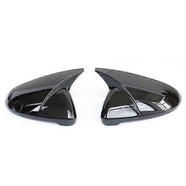 Blank Sort Baglygte Spejldæksel Dør Side Vinge Spejlkapper Trim Shell Til Golf 7 7.5 Mk7 2015 2016 2017 2018