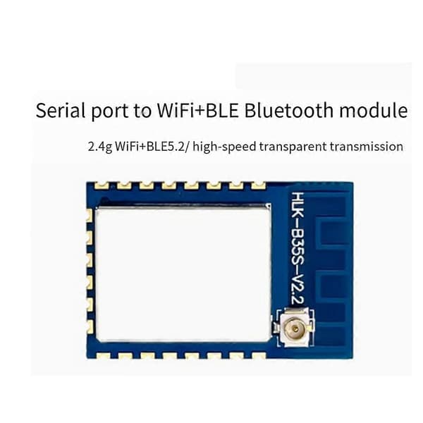 Modul Test Kit Seriell til WiFi+BLE5.2 Bluetooth Modul B35S Dobbelmodus Trådløs Overføring Lav Effekt