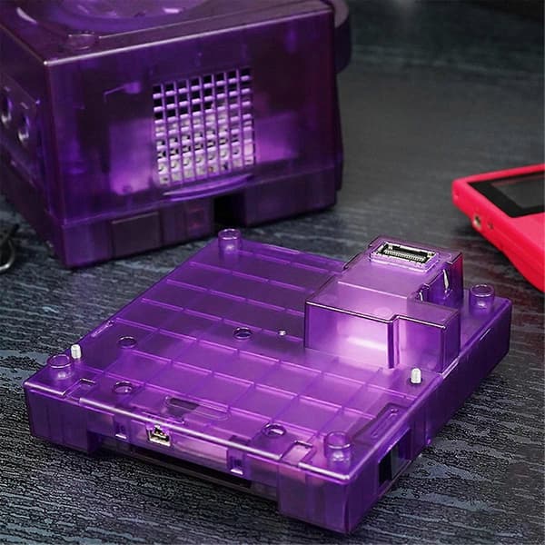 Erstatningsdeksel til Gameboy Player, spillkassett til konsolldeler B