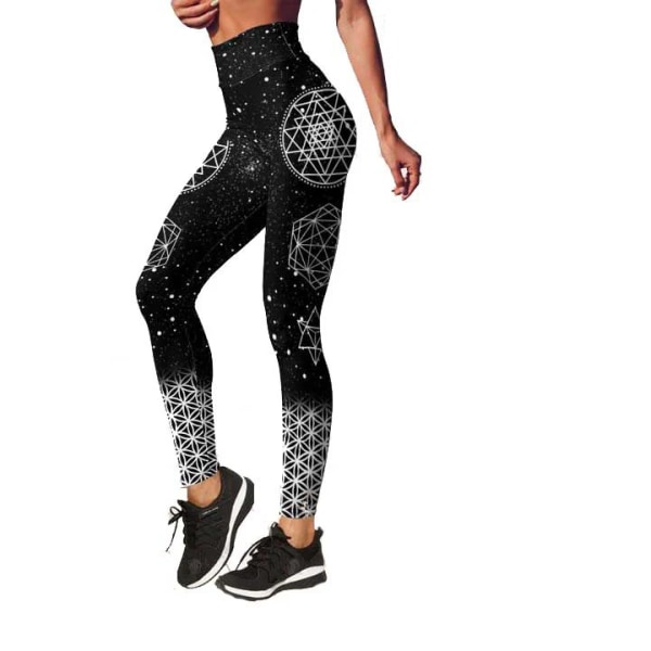 Sacred Geometric&Chakra&Sacred Geometry Tanktop og leggings med 3D-print i alle størrelser tank M