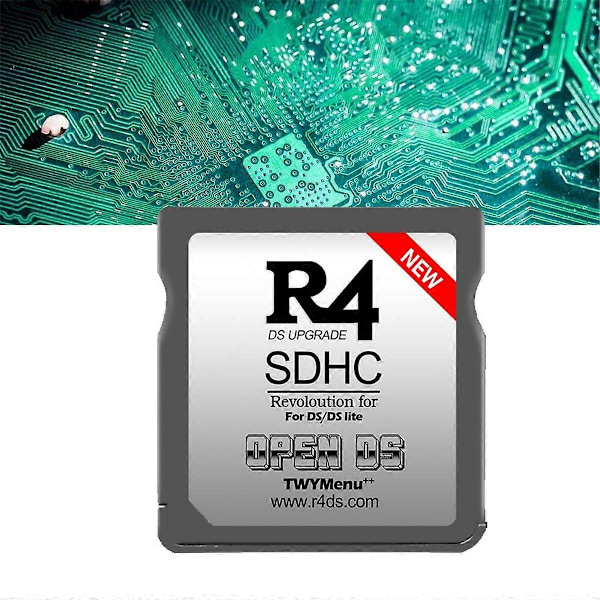 R4 Kort OpenDS TWYMenu++ Dual Core til Lite Flash Kort Spilkort