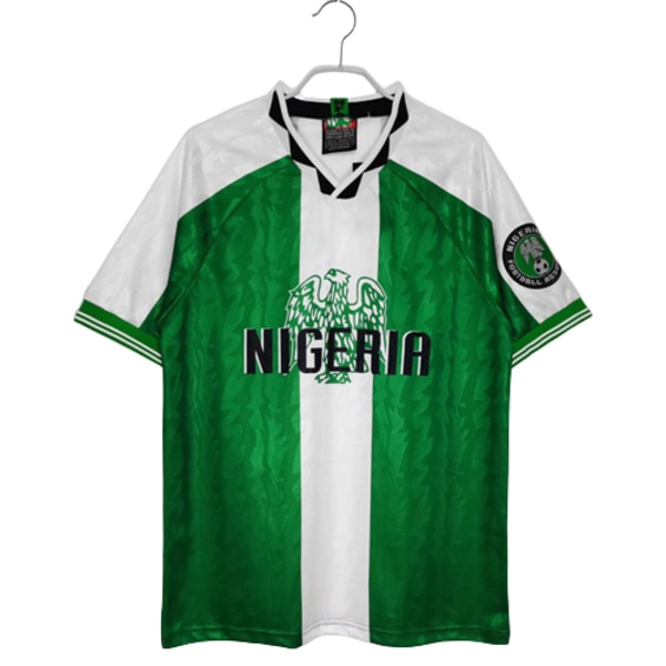 Nigerian vuoden 1996 kotipaita, mukautettu pelipaita, treeniasu, lyhythihainen pelipaita T-paita Ferdinand NO.5 L