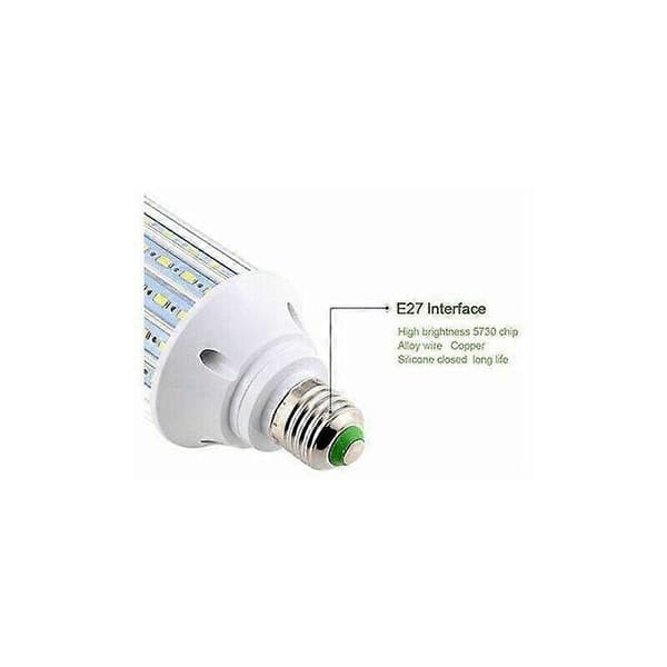 LED Pære E27 60W, 6000K Høj Effekt Pære, Gadebelysning Spotlight