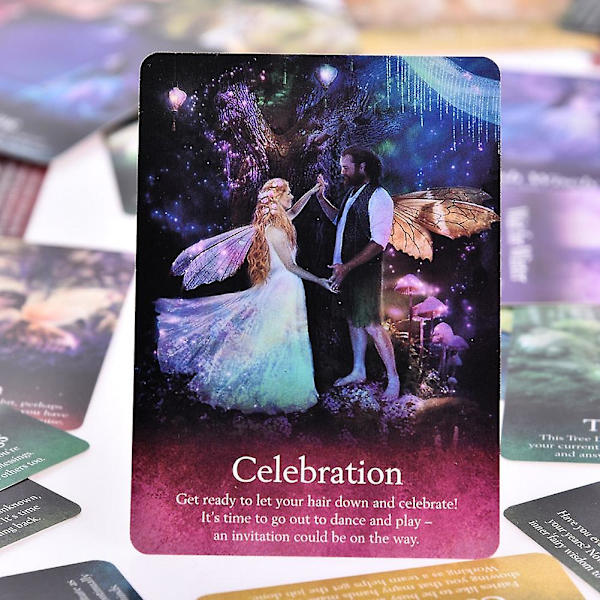 Tarot Magic Fairy Nature Guardian Tarot -pöytäpelikortti, englanninkielinen ennustuspeli, tarot, perhejuhlat, pokeri