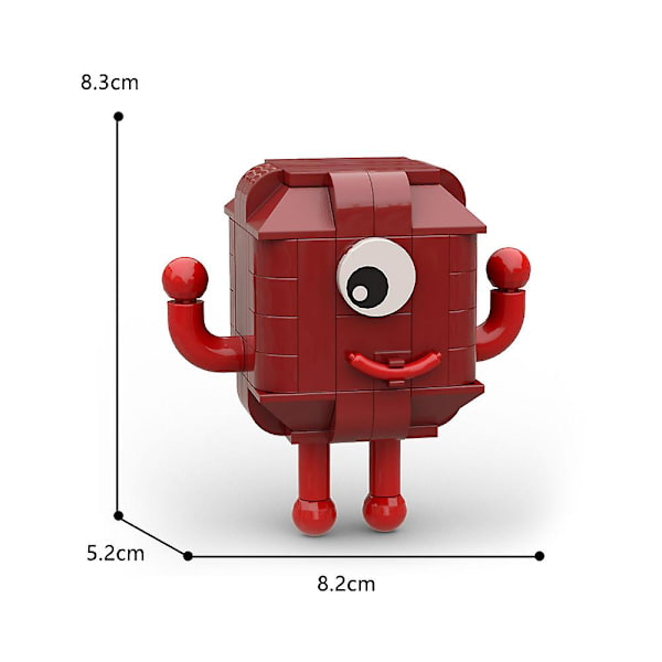 Moc 2023 Cartoon Numberblocks Yksi Rakennuspalikkalelu Tee-se-itse Koulutus Numero Numerot Lore Elokuva Tv Palikat Lelut Lasten Lahja