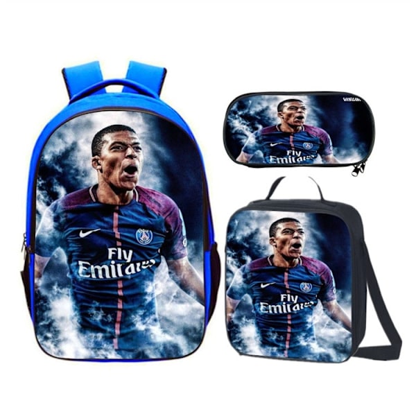 16\" Superstar Kylian Mbappe Ryggsäck Clear