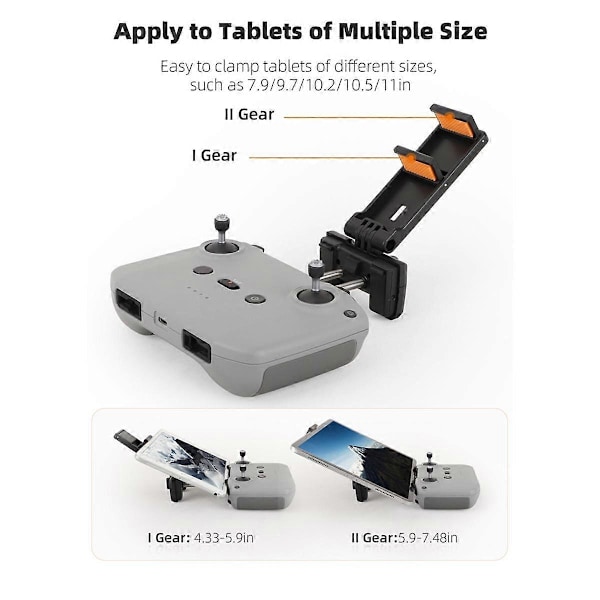 Kokoontaittuva tablettiteline NEO/Mini4 Pro/AIR 3S -malleille, purkamista ei tarvita, puhelin- ja tablettiteline RCN3/2/1 -malleille