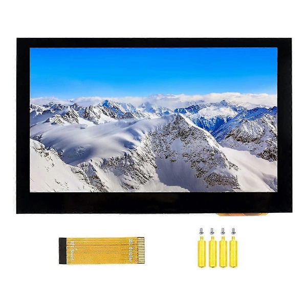 4,3 tums LCD-skärm för 4B/3B+/3A+/3B/2B/B+/A+ IPS Kapacitiv Touchskärm Monitor 800X480