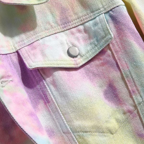 Tie Dye Jeansjacka för Män M