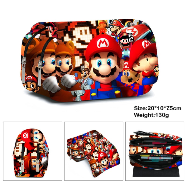 Kawaii Super Mario Bros. Skolesekk for gutter og jenter Gold