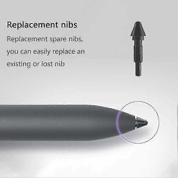 Pennespids til PN7320a PN5122W PN9315A PN7522W Stylus Pen (2 stk)