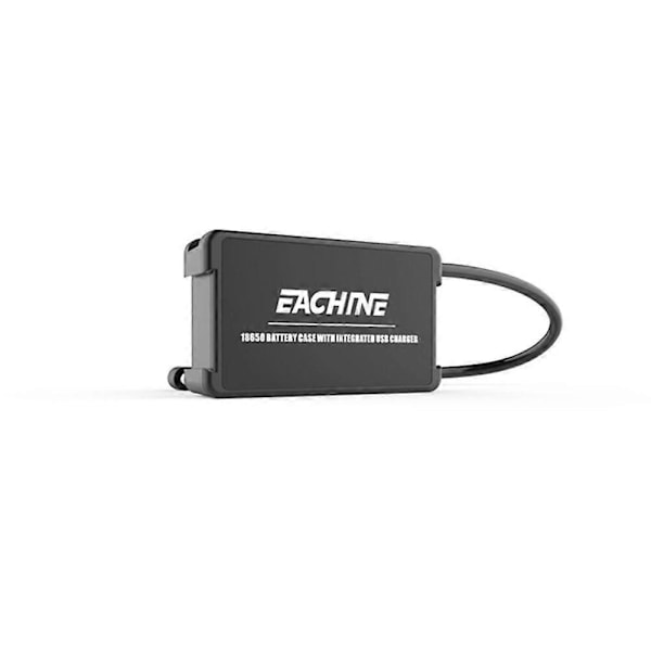 Eachine 7.4V 18650 Li-ion Celle Batterikasse DC 5.5mmx2.1mm med Integrert USB-lader for EV200D EV
